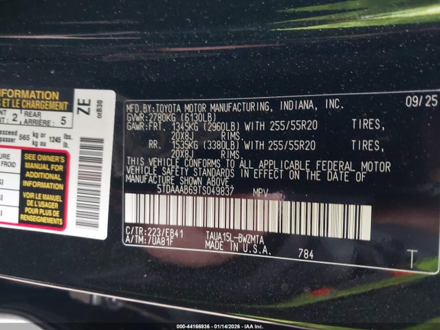 Lexus Tx 350 Premium 2026 5TDAAAB69TS049837 Image 9