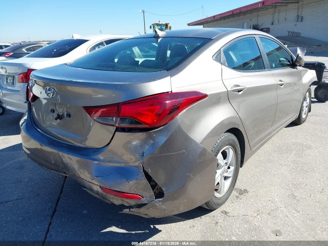 2014 Hyundai Elantra Se მანქანა იყიდება აუქციონზე, vin: 5NPDH4AE0EH481258, აუქციონის ნომერი: 44167216