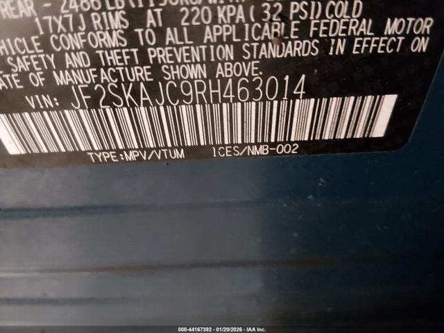 2024 SUBARU FORESTER JF2SKAJC9RH463014 Photo 8