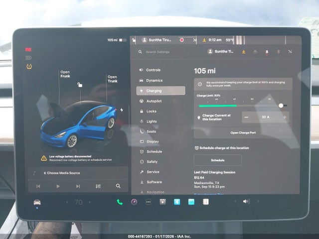 Aukcja sprzedaży 2023 Tesla Model 3 Rear-wheel Drive, vin: 5YJ3E1EA9PF384989, numer aukcji: 44167393