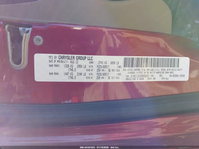 2013 CHRYSLER TOWN & COUNTRY 2C4RC1CG4DR559253 Photo 8