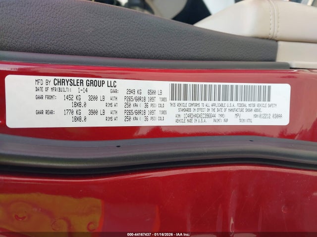 2014 DODGE DURANGO 1C4RDHAGXEC396644 Photo 8