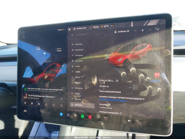 Aukcja sprzedaży 2022 Tesla Model 3, vin: 5YJ3E1EA0NF191918, numer aukcji: 44167467
