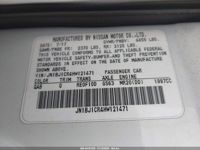 2017 NISSAN ROGUE SPORT JN1BJ1CR4HW121471 Photo 8