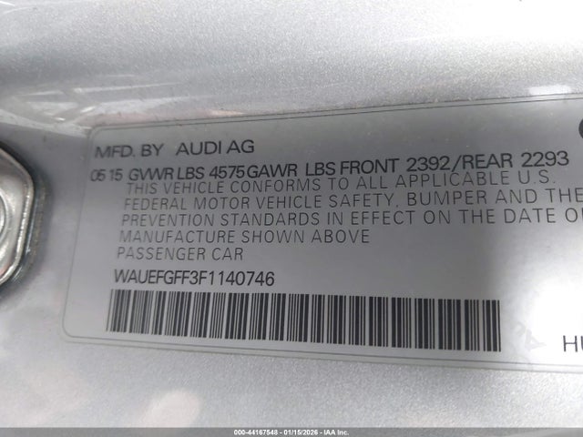 2015 AUDI A3 WAUEFGFF3F1140746 Photo 8
