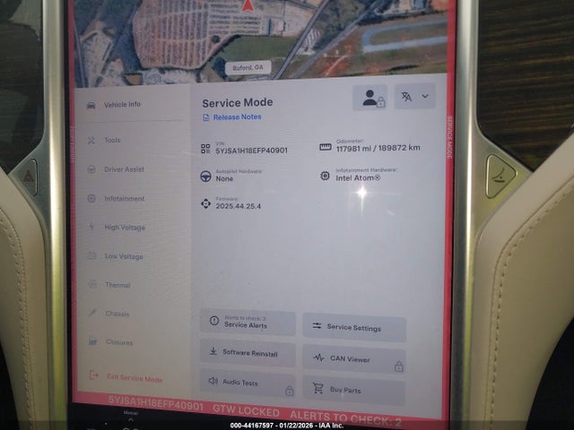 2014 TESLA MODEL S 5YJSA1H18EFP40901 Photo 6