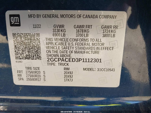 2023 CHEVROLET SILVERADO 1500 2GCPACED3P1112301 Photo 8