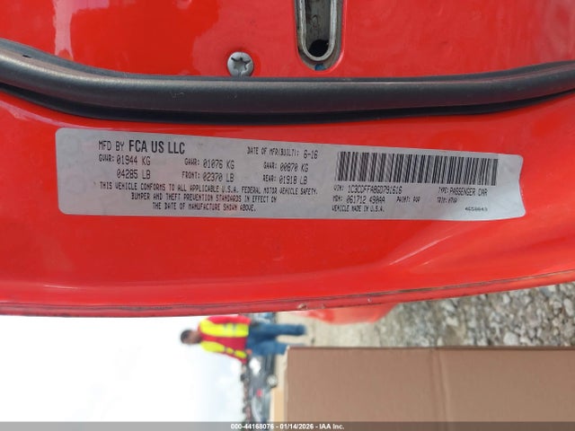 Dodge Dart Sxt Sport Rallye 2016 1C3CDFFA8GD791616 Image 9