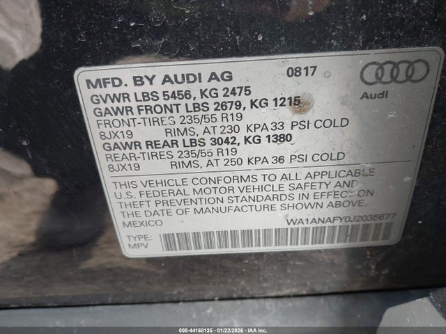 2018 AUDI Q5 WA1ANAFY0J2035677 Photo 8