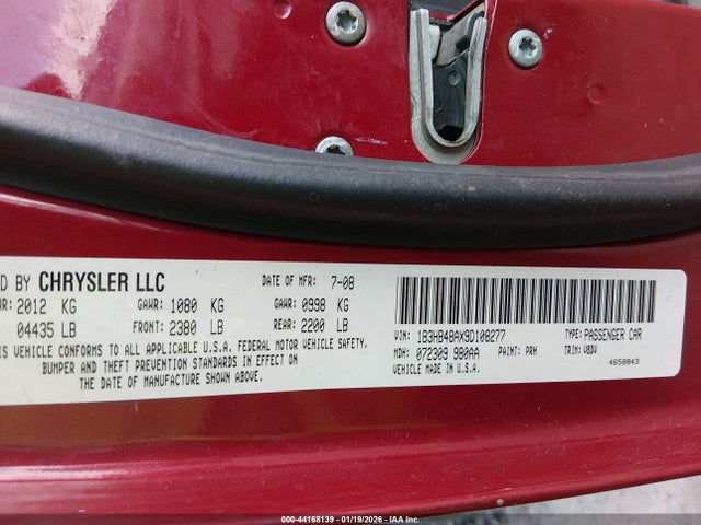 2009 DODGE CALIBER 1B3HB48AX9D108277 Photo 8