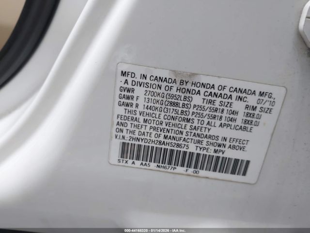 2010 ACURA MDX 2HNYD2H28AH528675 Photo 8