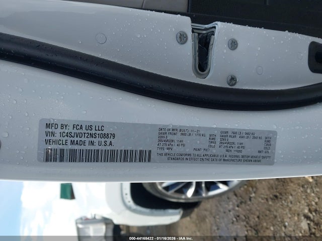 2022 JEEP WAGONEER 1C4SJVDT2NS108879 Photo 8