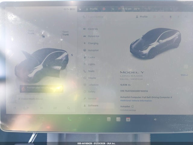 Aukcja sprzedaży 2024 Tesla Model Y Long Range Dual Motor All-wheel Drive, vin: 7SAYGDEE8RF150014, numer aukcji: 44168426