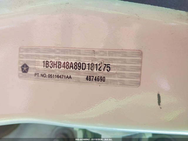 2009 DODGE CALIBER 1B3HB48A89D181275 Photo 8