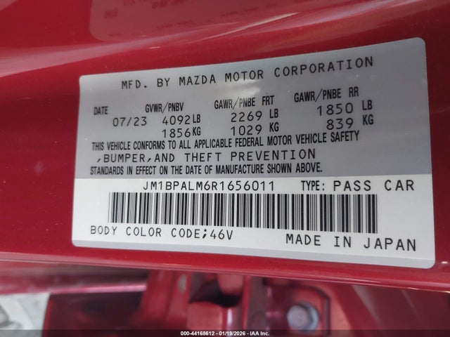 JM1BPALM6R1656011 Mazda Mazda3 2.5 S Preferred