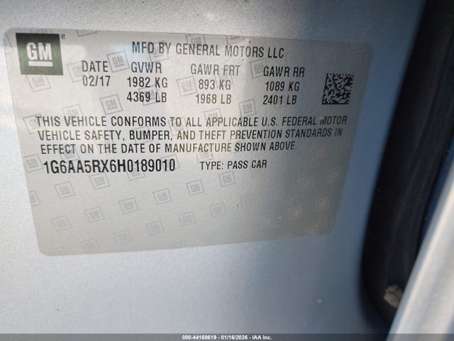 2017 CADILLAC ATS 1G6AA5RX6H0189010 Photo 8