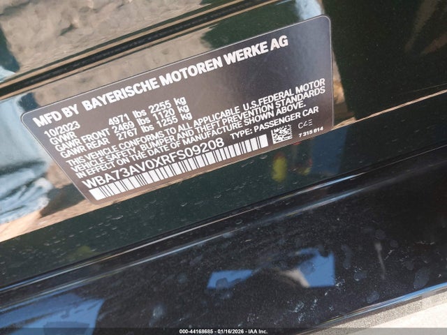 2024 BMW 430I GRAN COUPE WBA73AV0XRFS09208 Photo 8