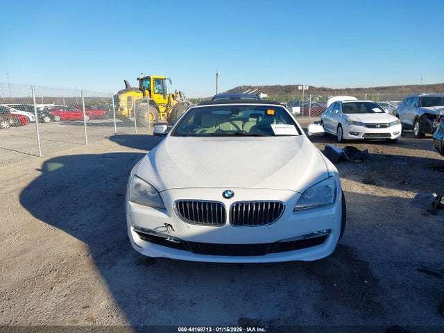 2012 Bmw 640i მანქანა იყიდება აუქციონზე, vin: WBALW7C56CC618564, აუქციონის ნომერი: 44168713