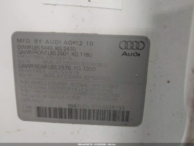 2011 AUDI Q5 WA1LFAFP2BA065137 Photo 8