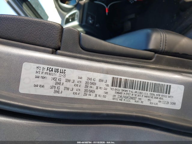 Продажа на аукционе авто 2015 Jeep Grand Cherokee Altitude, vin: 1C4RJFAG0FC206557, номер лота: 44168764