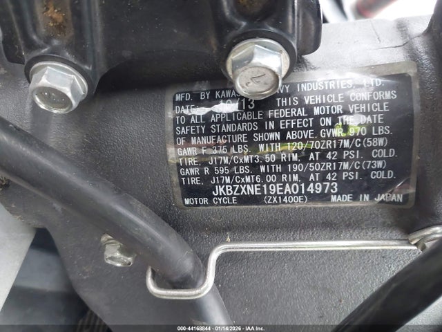 JKBZXNE19EA014973 Kawasaki Zx1400 E