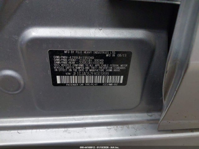 JF1GJAC62EH003899 Subaru Impreza 2.0i Premium