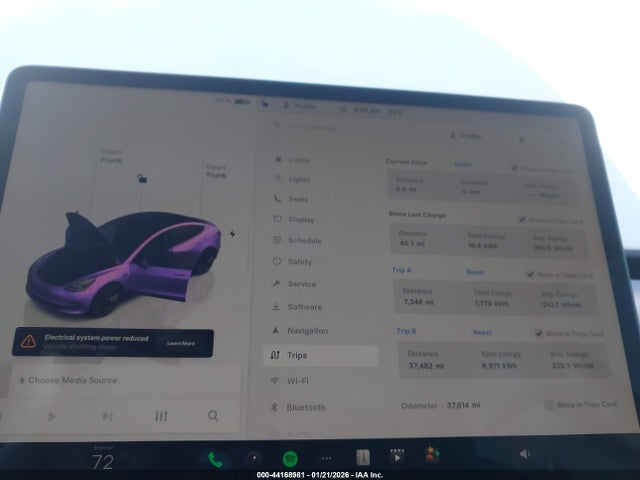 44168981 :رقم المزاد ، 5YJ3E1EA9PF475597 vin ، 2023 Tesla Model 3 Rear-wheel Drive مزاد بيع