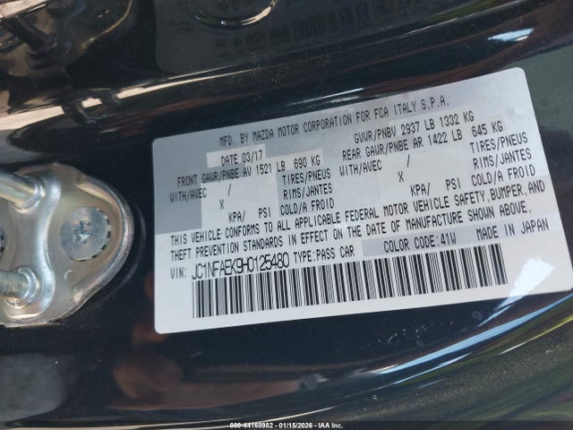 2017 FIAT 124 SPIDER JC1NFAEK9H0125480 Photo 8