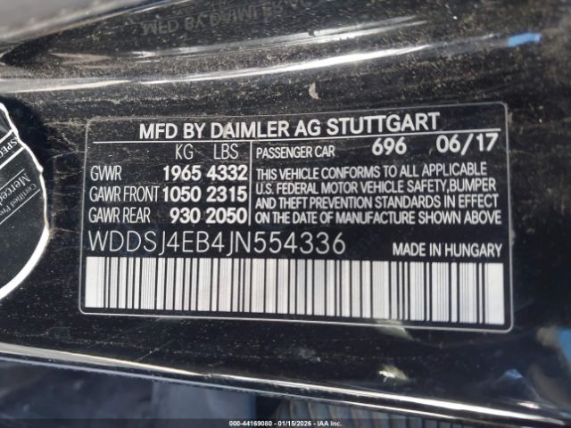 2018 MERCEDES-BENZ CLA 250 WDDSJ4EB4JN554336 Photo 8