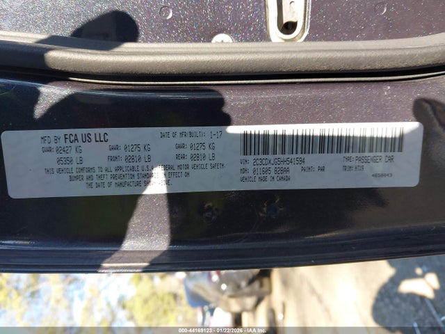 2017 DODGE CHARGER 2C3CDXJG5HH541594 Photo 8
