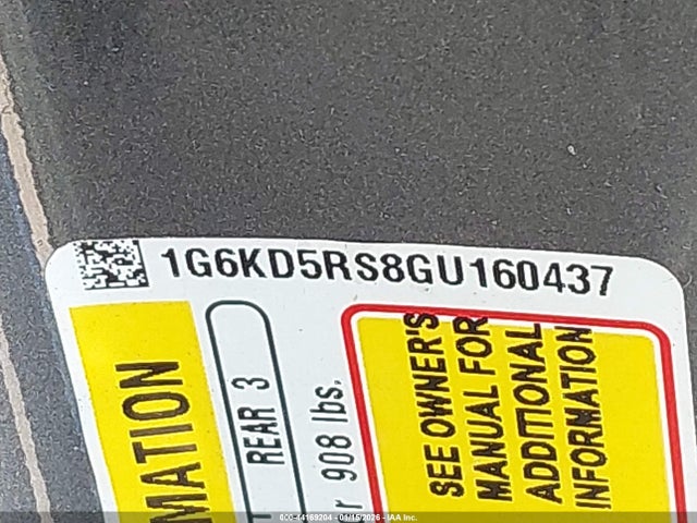 2016 CADILLAC CT6 1G6KD5RS8GU160437 Photo 8