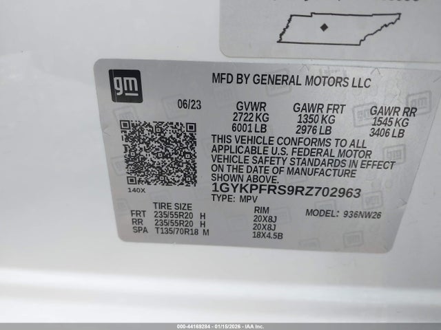 2024 CADILLAC XT6 1GYKPFRS9RZ702963 Photo 8