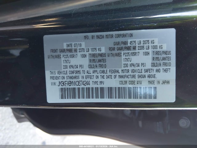 Mazda CX-5 SPORT 2019 JM3KFABMXK0674244 Image 9