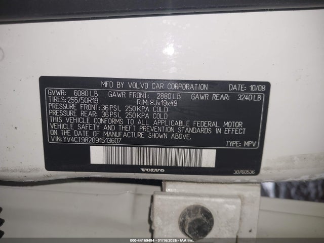 2009 VOLVO XC90 YV4CT982091513607 Photo 8