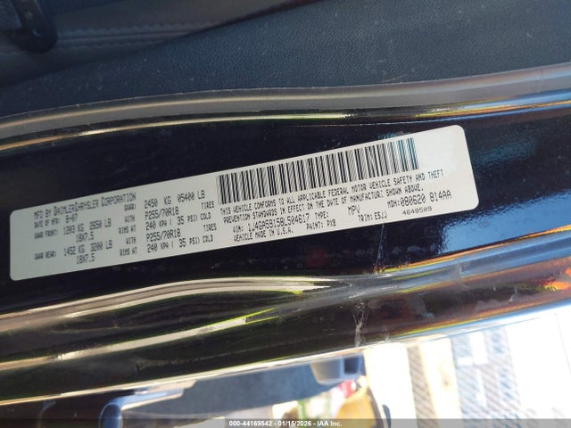 Продаж на аукціоні авто 2008 Jeep Wrangler Unlimited Sahara, vin: 1J4GA59158L504617, номер лоту: 44169542