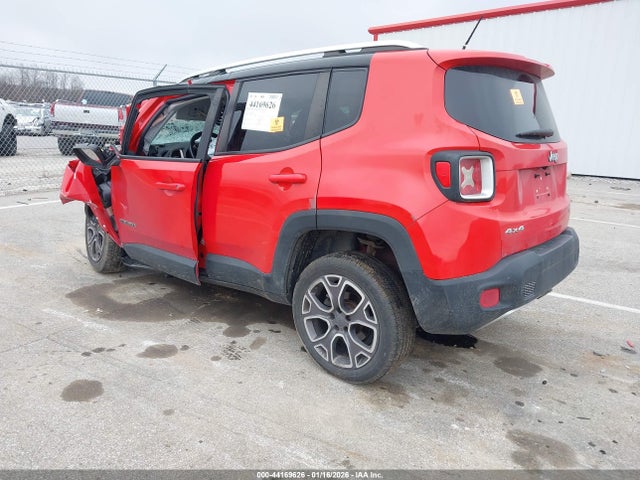 2015 Jeep Renegade Limited მანქანა იყიდება აუქციონზე, vin: ZACCJBDT8FPB31948, აუქციონის ნომერი: 44169626