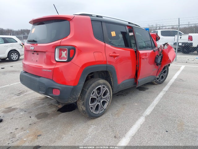 2015 Jeep Renegade Limited მანქანა იყიდება აუქციონზე, vin: ZACCJBDT8FPB31948, აუქციონის ნომერი: 44169626