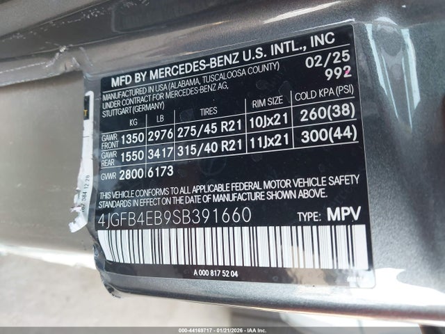 Mercedes-Benz GLE 350 2025 4JGFB4EB9SB391660 Image 9
