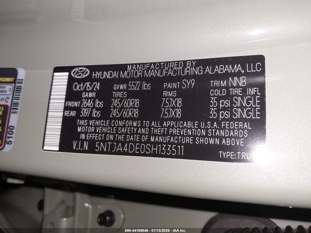 Hyundai Santa Cruz Se 2025 5NTJA4DE0SH133511 Image 9