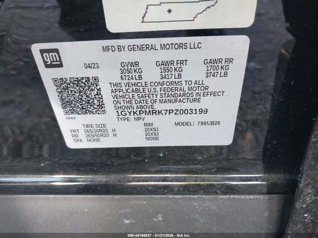 2023 CADILLAC LYRIQ 1GYKPMRK7PZ003199 Photo 8