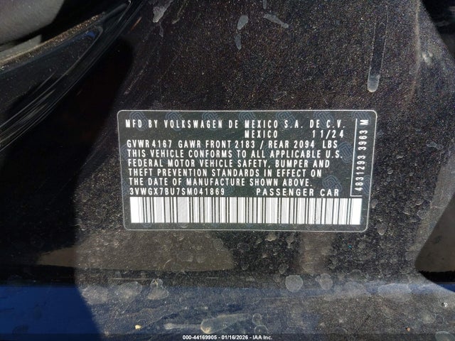 3VWGX7BU7SM041869 Volkswagen Jetta 1.5t Sel