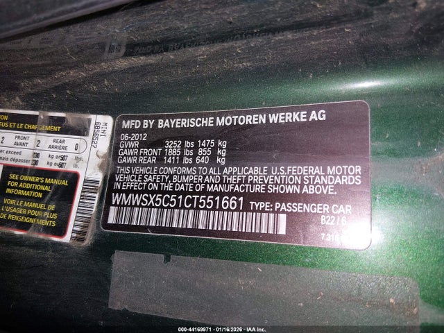 2012 MINI JOHN COOPER WORKS WMWSX5C51CT551661 Photo 8