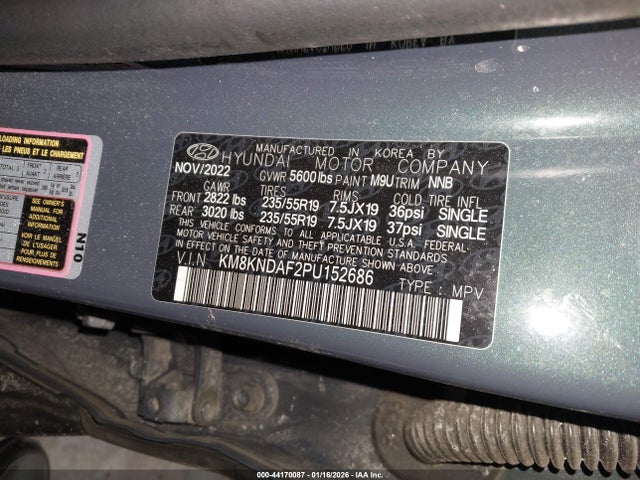 KM8KNDAF2PU152686 Hyundai Ioniq 5 Sel