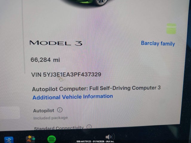 2023 TESLA MODEL 3 5YJ3E1EA3PF437329 Photo 6