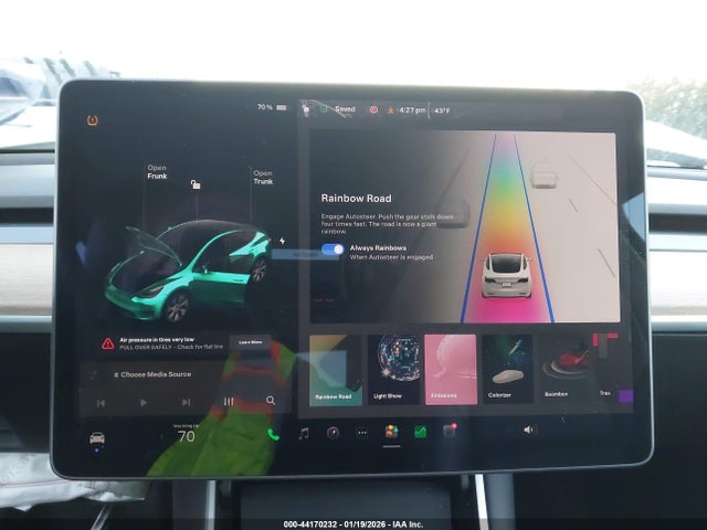 2021 Tesla Model Y Long Range Dual Motor All-wheel Drive მანქანა იყიდება აუქციონზე, vin: 5YJYGDEEXMF095166, აუქციონის ნომერი: 44170232