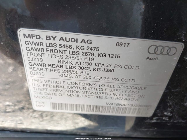 2018 AUDI Q5 WA1BNAFY9J2063885 Photo 8