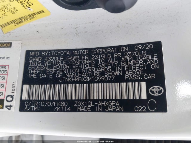 JTNKHMBX2M1099077 Toyota C-HR XLE