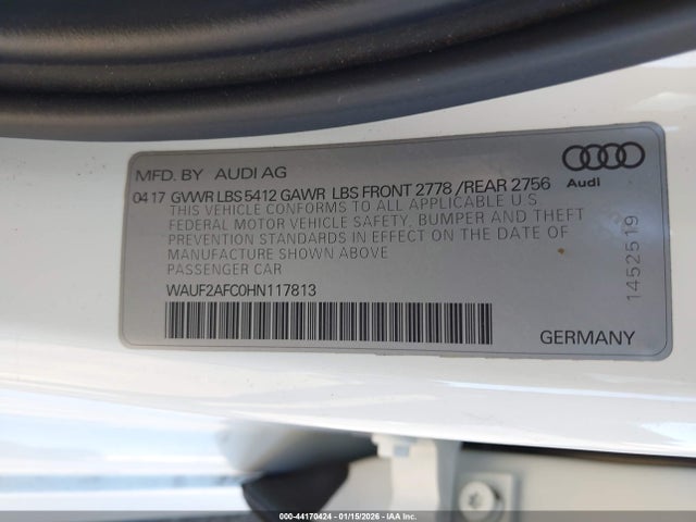 2017 AUDI A6 WAUF2AFC0HN117813 Photo 8