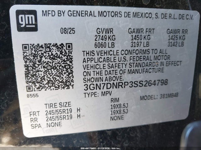 Chevrolet Equinox Ev Lt 2 2025 3GN7DNRP3SS264798 Image 9