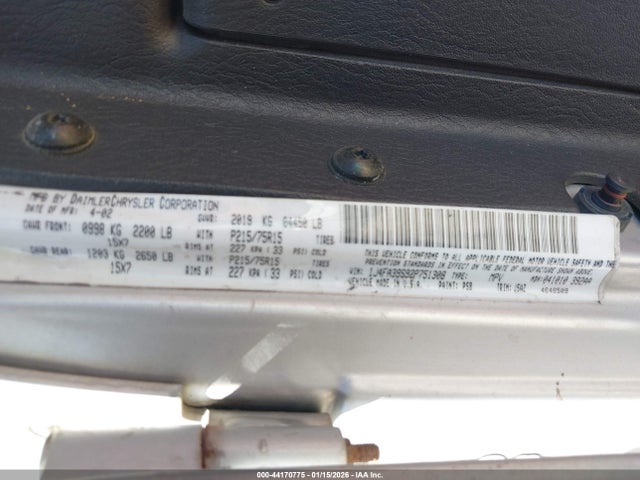 2002 JEEP WRANGLER 1J4FA39S92P751308 Photo 8